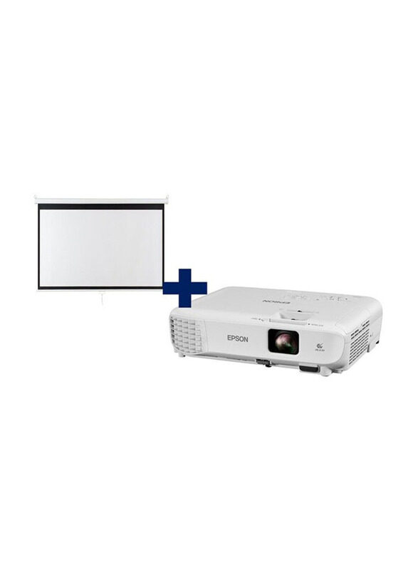 

Epson EB-W06 3LCD WXGA Screen Video Projector, White