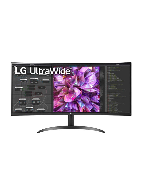 

LG 34 Inch UltraWide Curved QHD Curved LED Monitor, 34WQ60C-B, Black