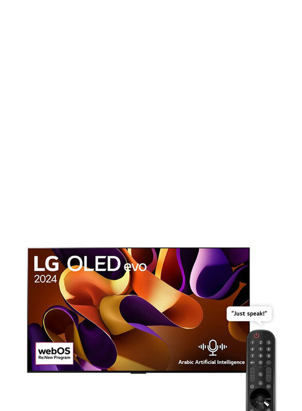 

LG Evo G4 83-Inch 4K UHD OLED Smart TV, OLED83G46LA-AMAG, Black