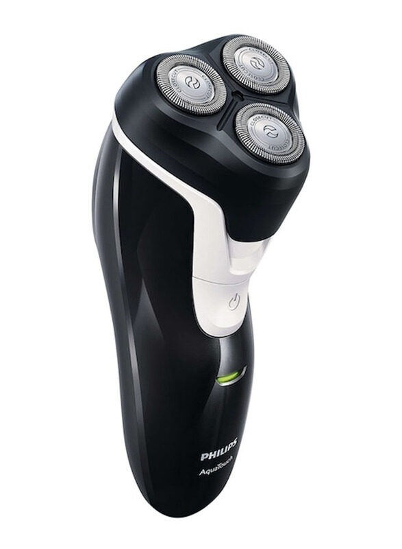 

Philips Aqua Touch Wet & Dry Electric Shaver, AT610, Black/White