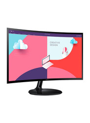 Samsung 24 Inch Curved FHD LED Monitor, LS24C360EAUXXU, Black