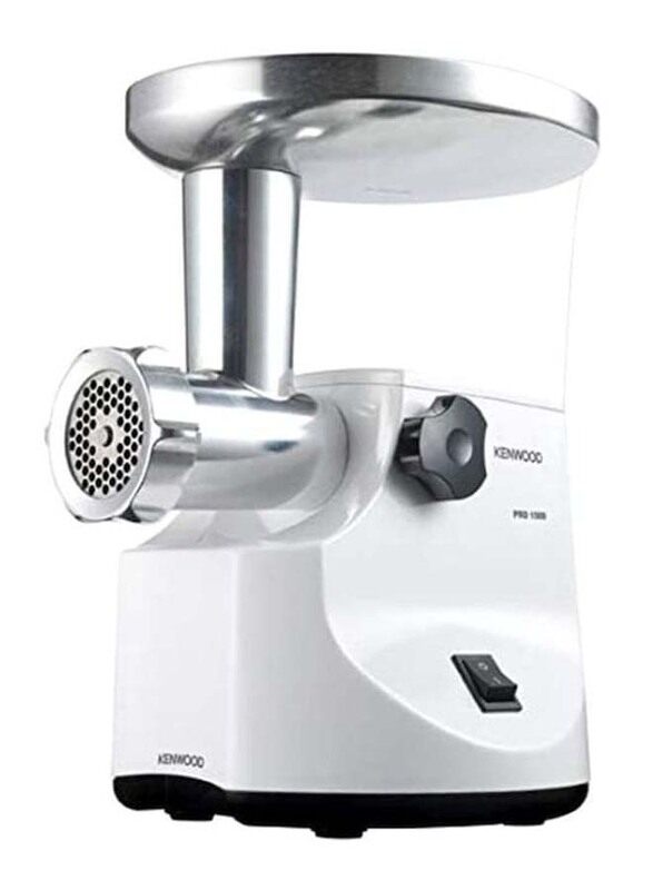 

Kenwood Electric Meat Grinder, 1500W, MG470, White/Silver