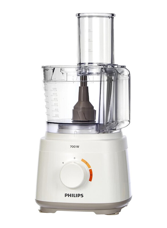 

Philips Daily Collection Food Processor, 700W, HR7310/00, White