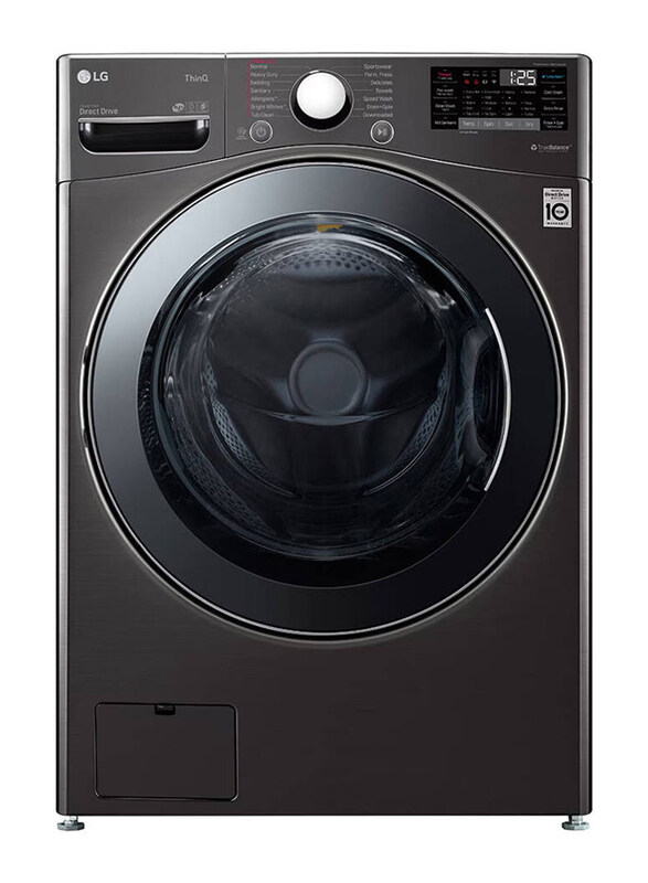 

LG 20Kg 1100 RPM Front Load Washer Dryer, F20L2CRV2E2, Black