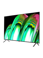 LG 65-Inch A2 Series 4K HDR OLED Smart TV with ThinQ AI Pixel Dimming (2022), OLED65A26LA, Black