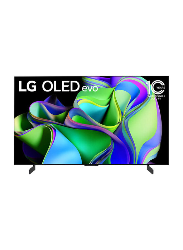 

LG 48-Inch 4K UHD OLED Smart TV, OLED48C36LA, Black