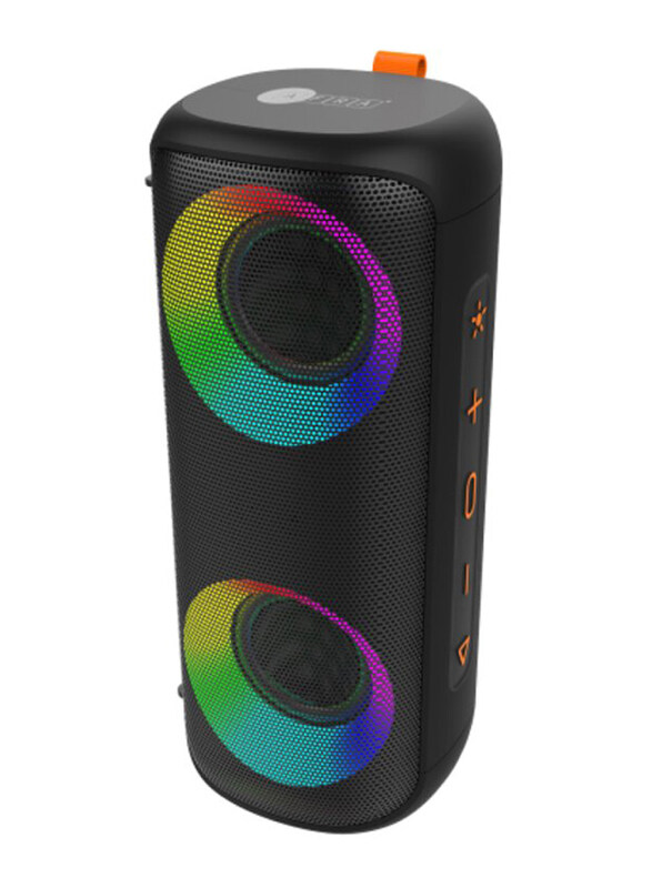 

Afra Ultra Bass Bluetooth Speaker with Ipx4 Waterproof, 12W, AF-0012BSBK2, Black