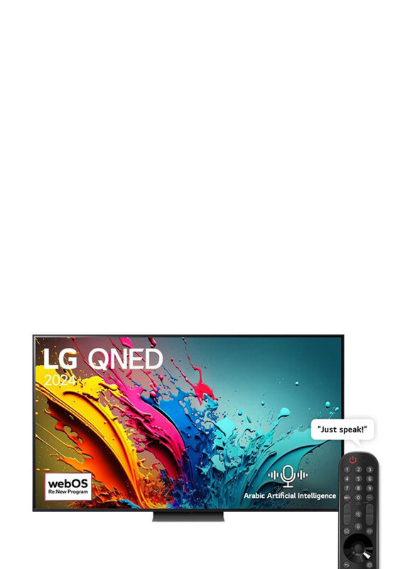 

LG 86-Inch 4K Qned Smart TV, 86QNED86T6A-AMAG, Black
