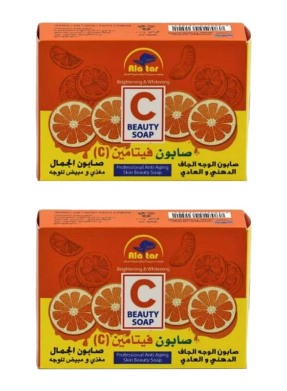 

Alattar Al Attar Vitamin C Beauty Soap, 2 x 100 gm