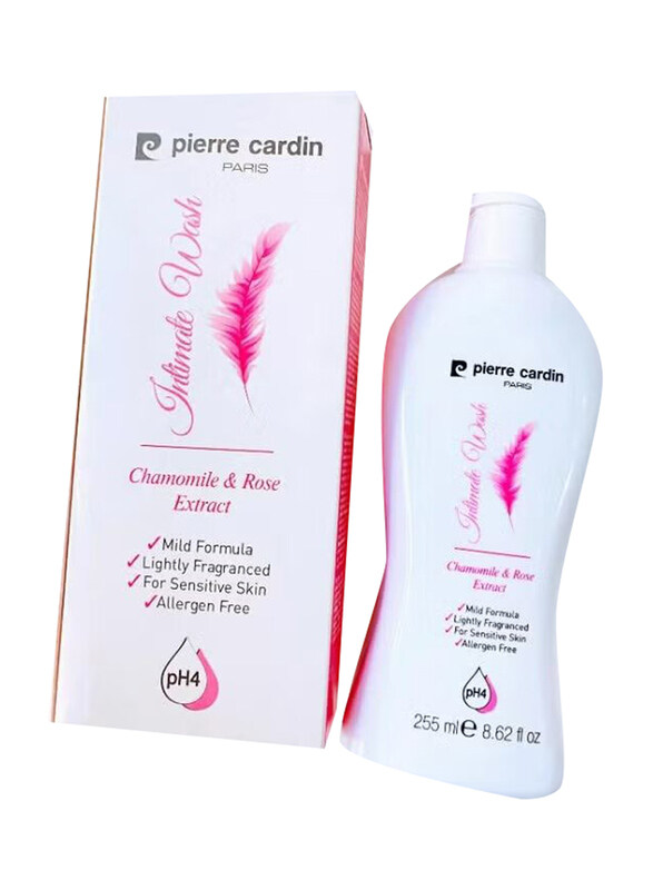 

Pierre Cardin Paris Chamomile & Rose Extract Intimate Wash, 255ml