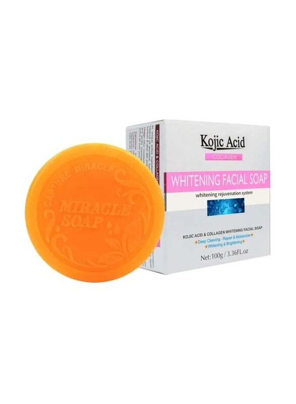 

Kojic Acid Collagen Whitening Facial Soap, 100gm