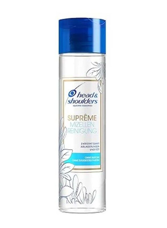 

Head & Shoulders Supreme Micellar Cleansing Hair Pre Shampoo for All Hair Types, 250ml