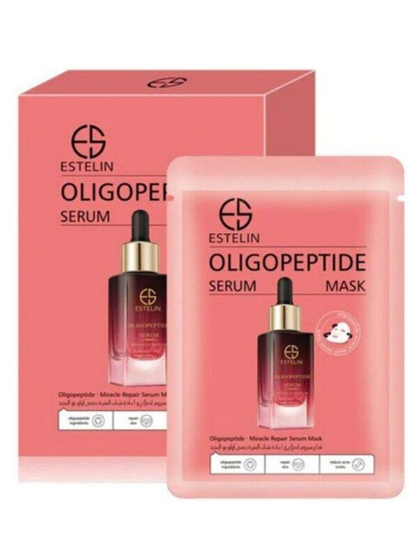 

Estelin 10-Piece Oligopeptide Miracle Repair Serum Mask, 25ml