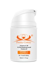 Pretty Cowry Vitamin C 20 Alpha Hydroxy Acid And Vitamin E Face Cream, 50ml