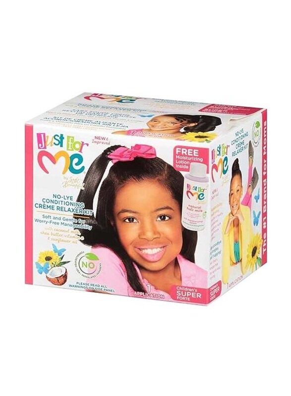 

Just for Me Super No-Lye Children Conditioning Creme Relaxer Kit, Set