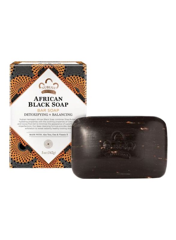 Nubian Heritage African Black Soap, 142g