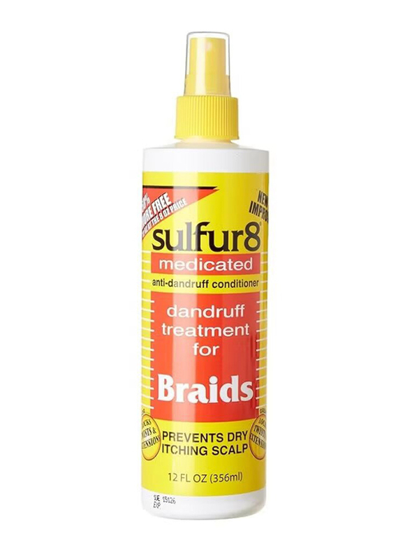 

Sulfur8 Sulfur 8 Dandruff Treatment for Braids Spray, 256ml