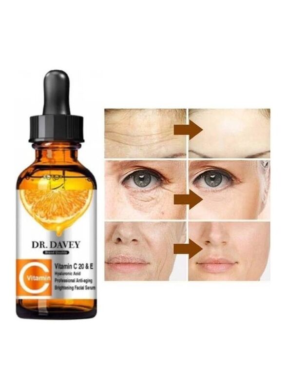 Dr. Davey Vitamin C Facial Serum, 30ml, 3 Pieces