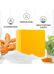 Guanjing Turmeric Facial Soap, 100gm, Yellow