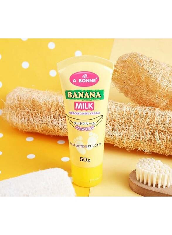 A Bonne Baby Foot Banana Milk Cracked Heel Cream, 50gm