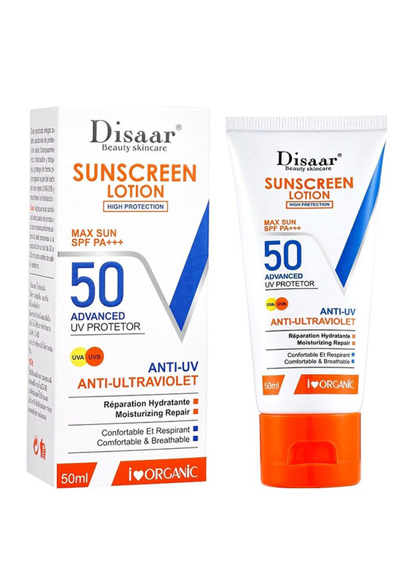Disaar Sunscreen Lotion Max Sun SPF PA +++, 50ml