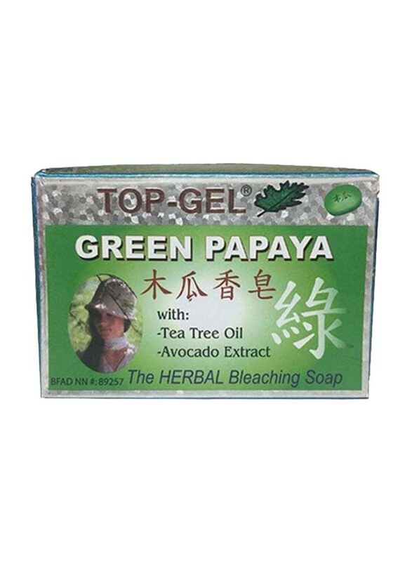 

Top Gel Green Papaya Herbal Bleaching Bath Soap, 145gm