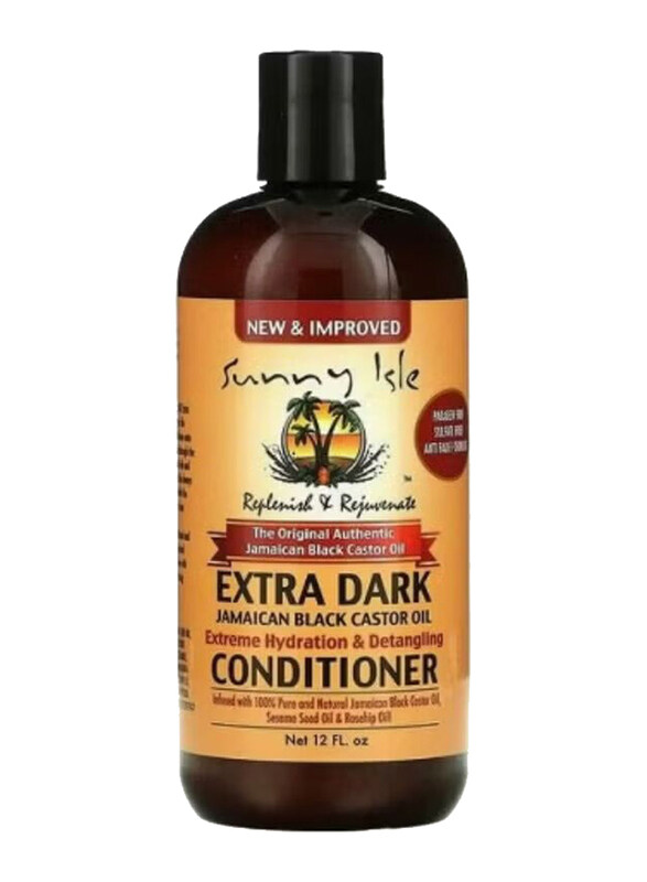 

Sunny Isle Extra Dark Jamaican Black Castor Oil Extreme Hydration & Detangling Conditioner, 12 oz