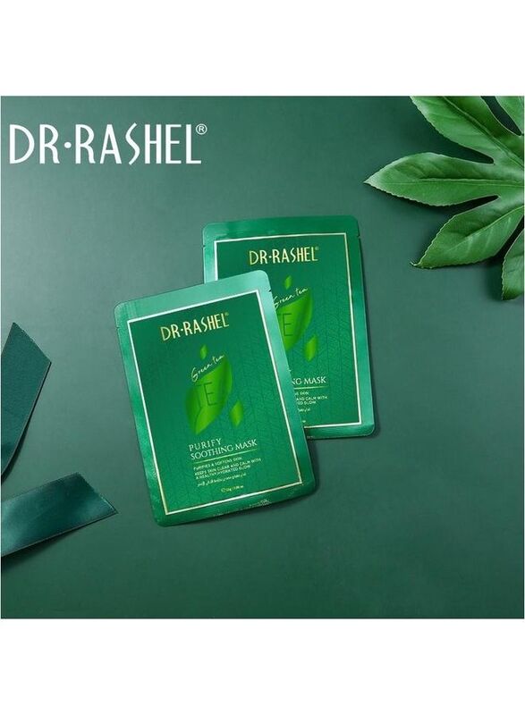 Dr. Rashel Green Tea Purify Soothing Mask, 5x250gm