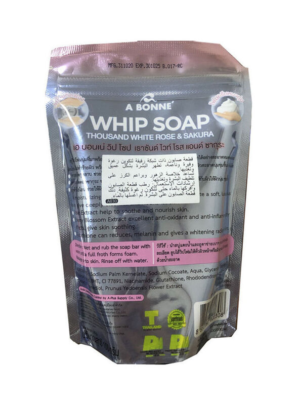 A Bonne Whip Soap Thousand White Rose Sakura, 100gm