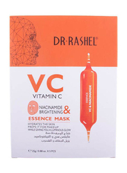 Dr. Rashel Vitamin C Niacinamide & Brightening Essence Mask, 5 Pieces