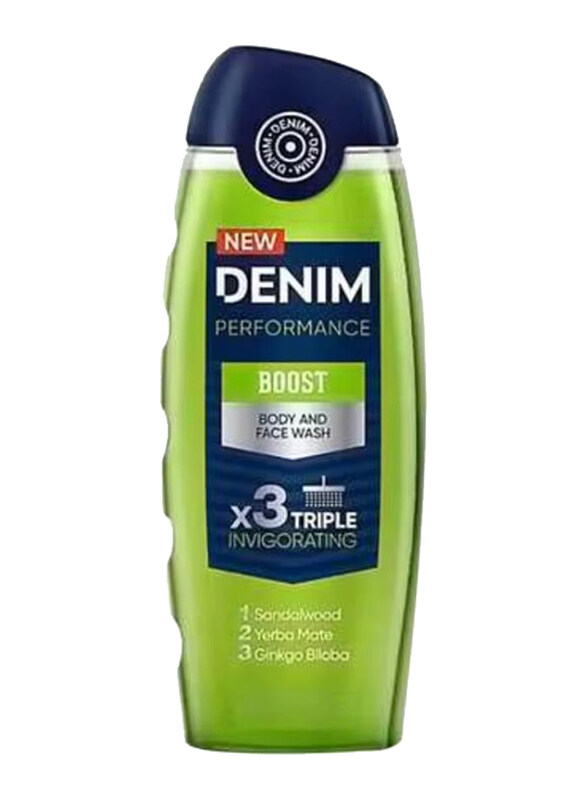 

Denim Performance Boost Body And Face Wash, 250ml