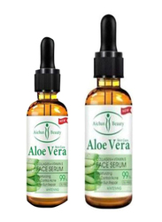 Aichun Beauty Aloe Vera Serum 99% Vitamin E Collagen Face Serum Set, 2 x 30ml