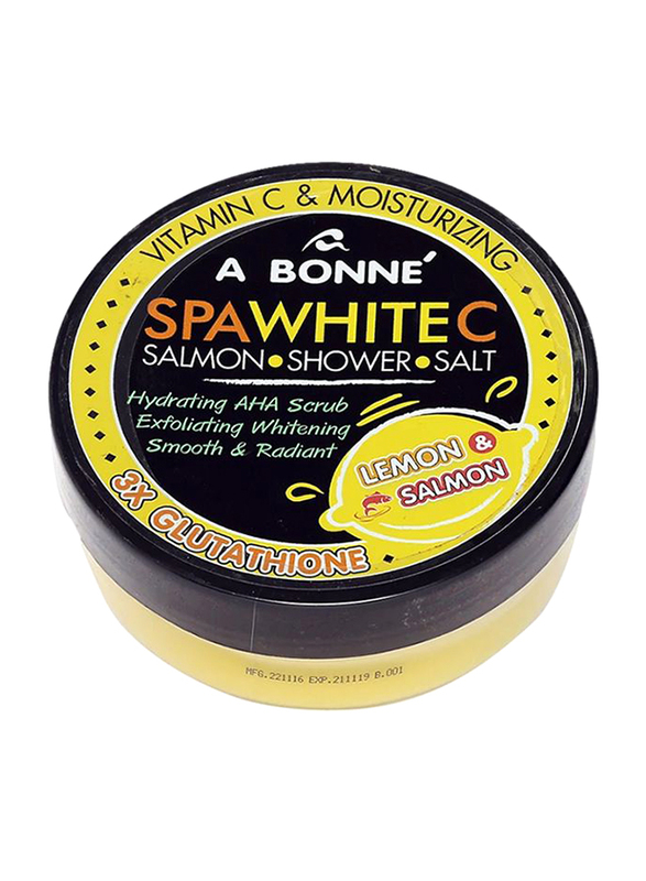 A Bonne Spa White C Salmon Shower Salt, 350gm