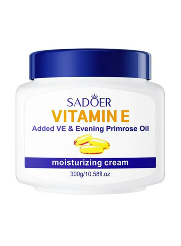 

Sadoer Vitamin E Added VE & Evening Primrose Oil Moisturizing Cream, 300g