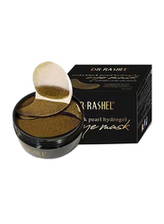 Dr. Rashel Gold Black Pearl Hydrogel Brown Eye Mask, 60 Pieces