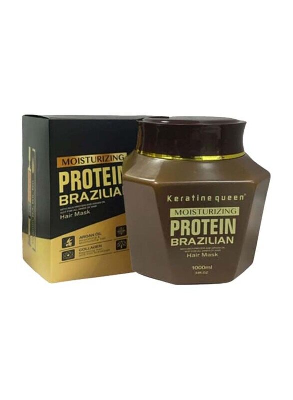 

Keratine Queen Brazilian Keratin Hair Mask for All Hair Types, 1000ml