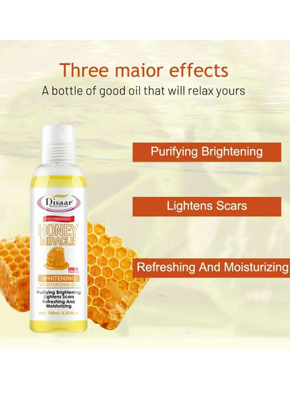 Disaar Honey Miracle Whitening & Moisturizing Oil, 2 x 100ml