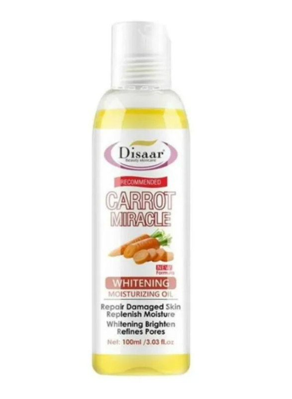 Disaar Carrot Miracle Whitening & Moisturizing Oil, 2 x 100ml