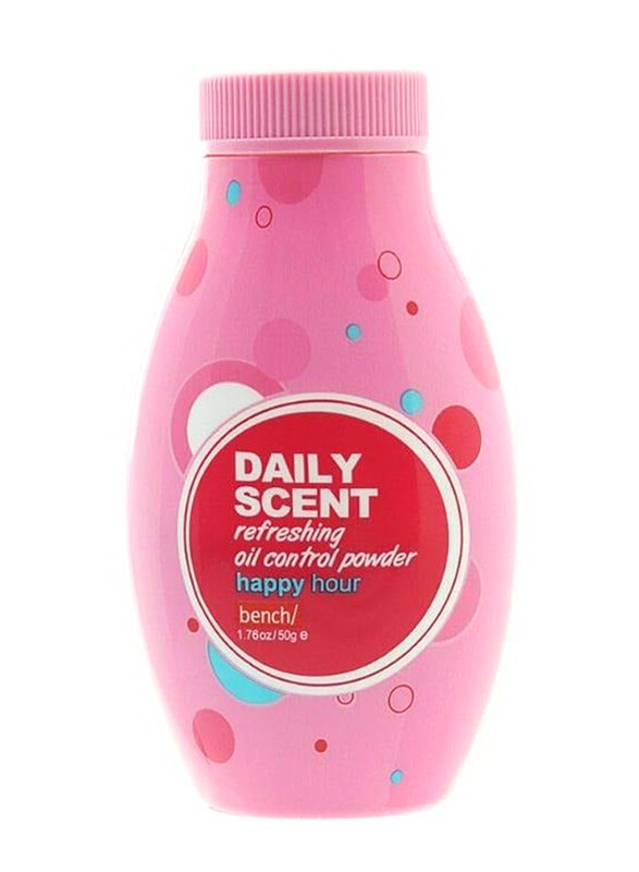 

Bench Daily Scent Happy Refreshing Oil Control Powder, 50gm, White