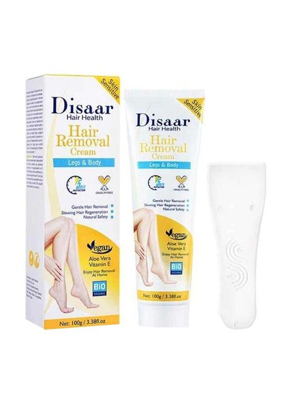 

Disaar Hair Removal Cream Aloe Vera & Vitamin E, 100gm