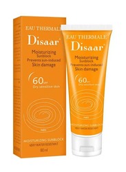 Disaar Sunscreen Moisturizing Cream SPF 60, 80ml, 3 Piece