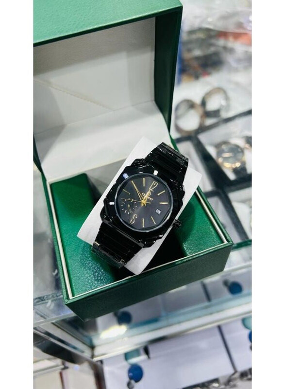 

Clasico Analog Great Classic Watch for Men with Stainless Steel Band, Black