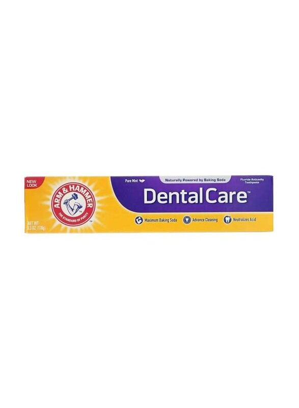 

Arm & Hammer Dental Care Fluoride Pure Mint Ant cavity Toothpaste, 178g