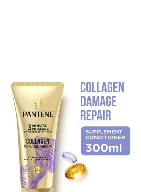 

Pantene Conditioner 3 Minute Miracle Collagen Damage & Repair, 300ml