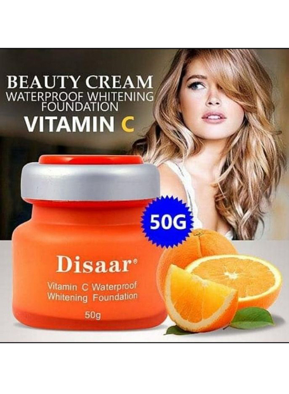 Disaar Vitamin C Waterproof Whitening Foundation, 50gm