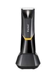 Kemei KM-3208 Professional Body Hair Trimmer, Black/Yellow