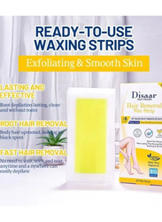 Disaar Aloe Vera & Vitamin E Hair Removal Wax Strip, 20 Strips