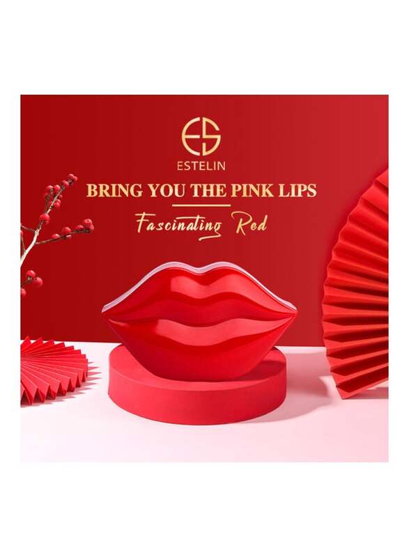 Estelin Fascinating Red Nourishing And Smoothing Lip Mask, 60gm, 22 Pieces