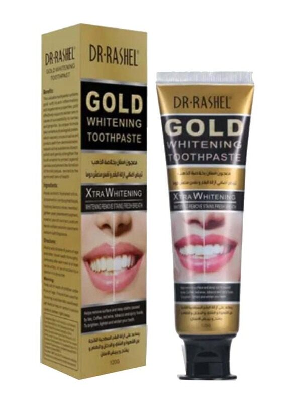 

Dr. Rashel Gold Whitening Toothpaste, 120gm