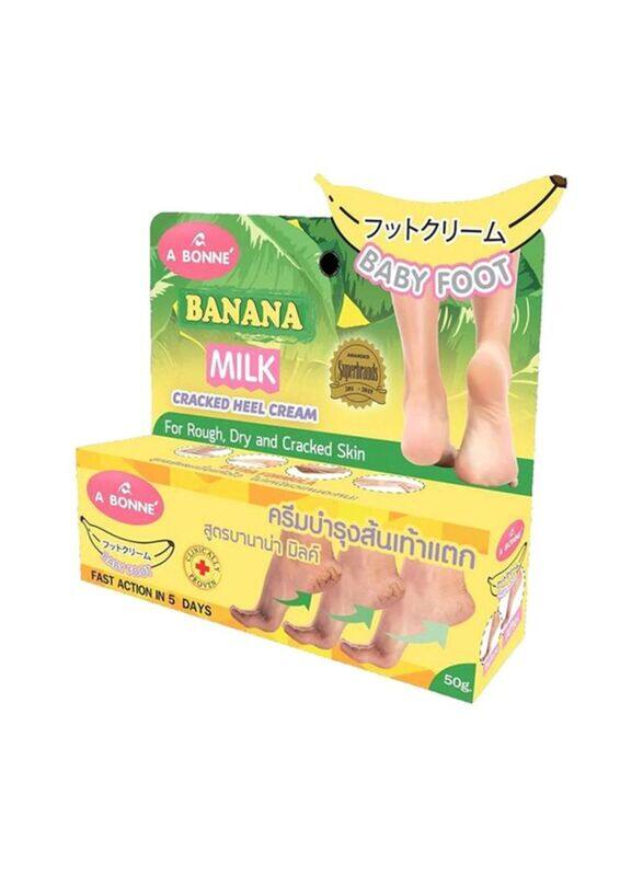 A Bonne Banana Milk Cracked Heel Cream, 50gm